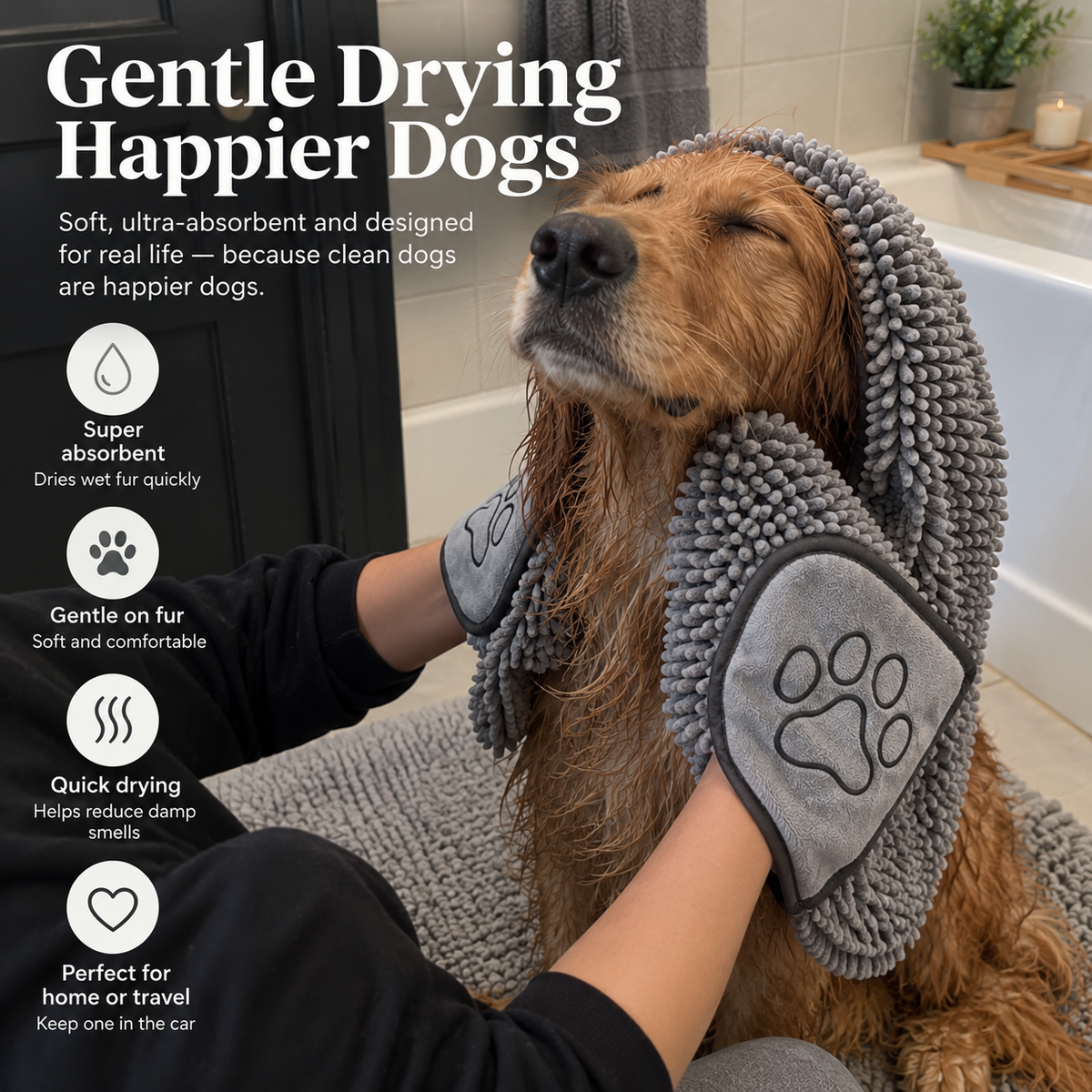 The Post-Walk Drying Set™