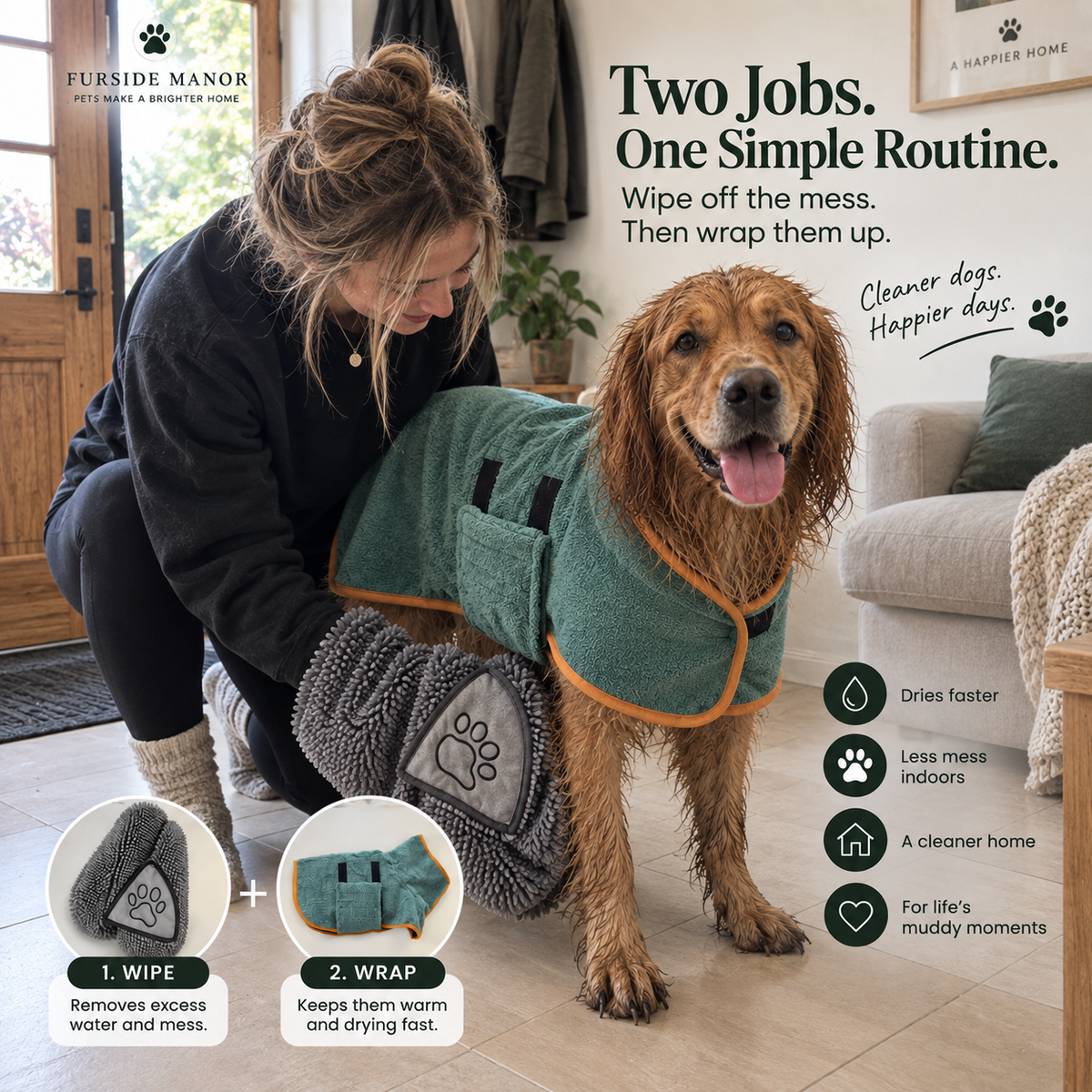The Post-Walk Drying Set™